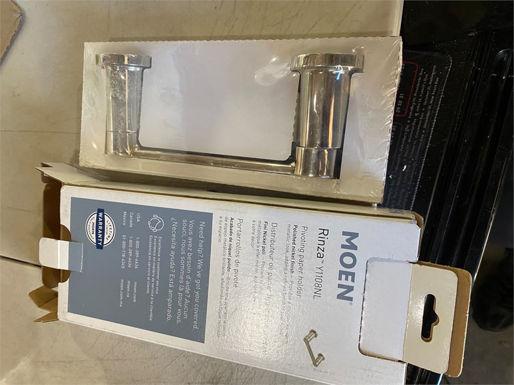 Tmldeals.com - Moen Rinza Polished Nickel Wall mount Pivot Toilet Paper ...