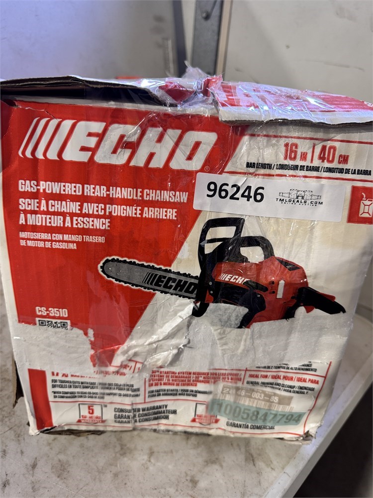 Tmldeals.com - ECHO 16 in. 34.4 cc Gas 2-Stroke Engine Rear Handle