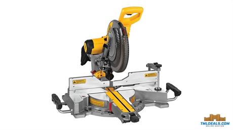 Tmldeals.com - DEWALT 15 Amp Corded 12 in. Double Bevel Sliding ...