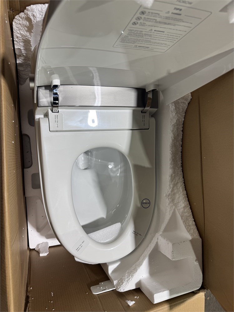 Tmldeals.com - HOROW Tankless Elongated Smart Toilet Bidet in White