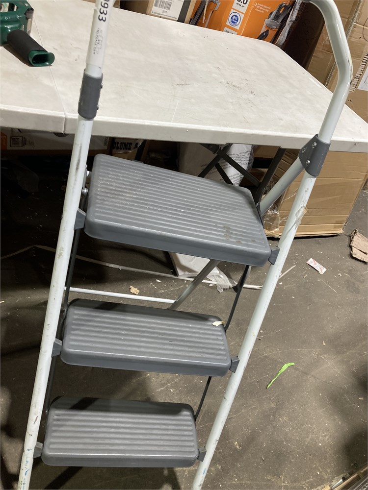 Stool Ladder Storage Tmldeals.com - Gorilla Ladders 3-Step Steel Lightweight Step Stool ...