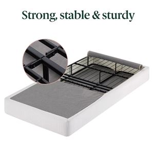 Tmldeals.com - Zinus 7.5 in. Profile Twin White Metal Box Spring, No ...