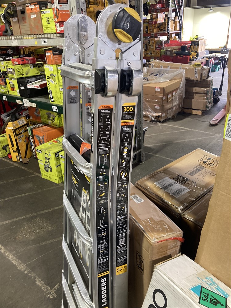 Tmldeals.com - Gorilla Ladders 26 ft. Reach Aluminum Multi-Position ...