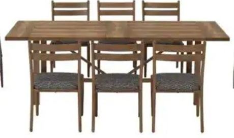 Tmldeals.com - Hampton Bay Crenshaw Park 9-Piece Wicker Outdoor Dining Set