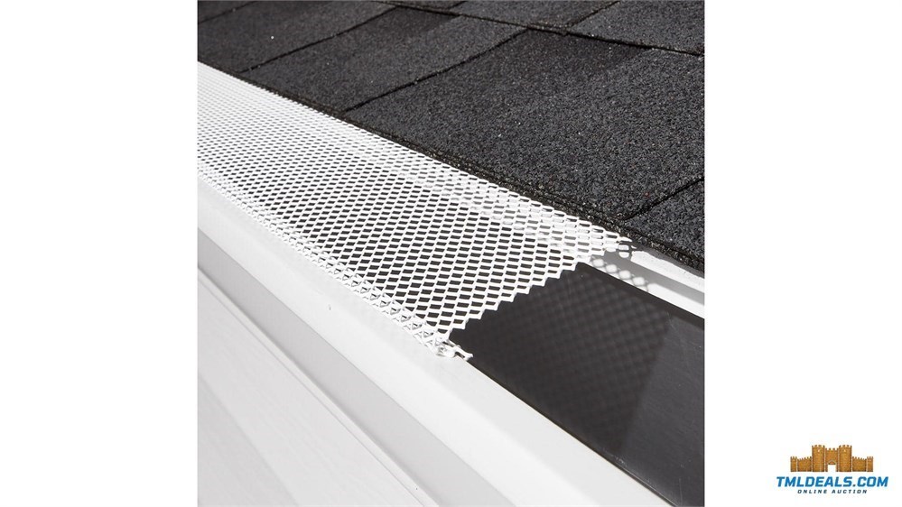 Gutter Color White Tmldeals.com - Lot of 5 Amerimax Lock On Filter 3 ft. White Metal ...