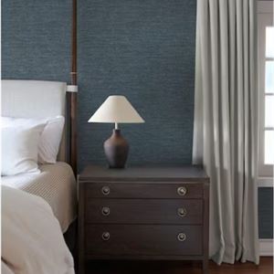 Tmldeals.com - CHRIS LOVES JULIA Roderick Dark Blue Textured Wallpaper