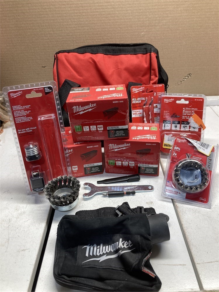 Tmldeals.com - MISCELLANEOUS MILWAUKEE LOT OF 10 ITEMS