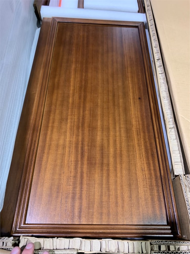 Tmldeals.com - Bradstone Walnut Brown Wood Secretary Desk