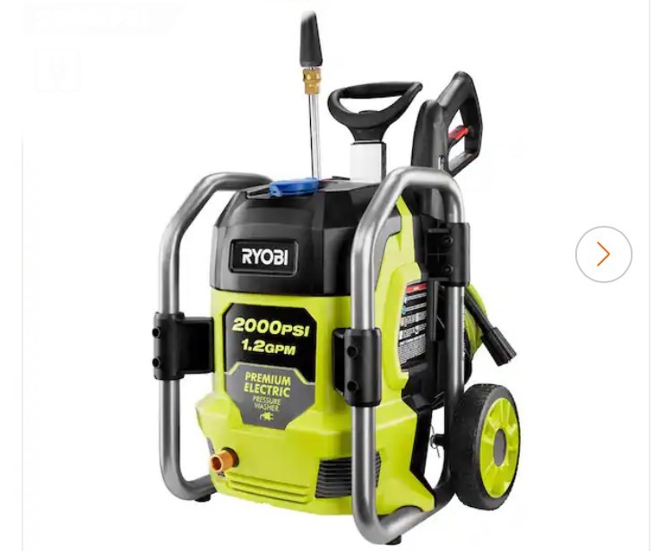 Tmldeals Com Ryobi Psi Gpm Cold Water Corded Electric Pressure Washer