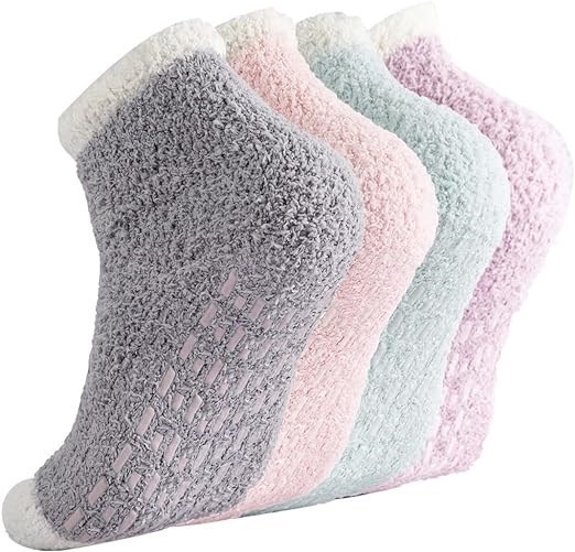 Tmldeals.com - Breslatte Non Slip Socks Hospital Socks with Grips for ...