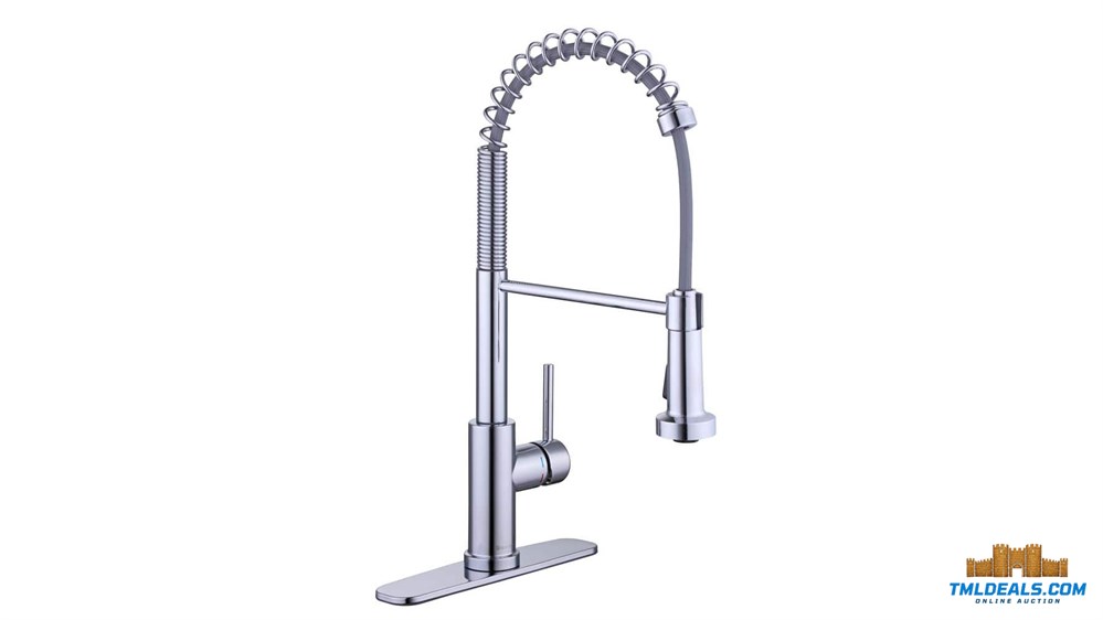 Spring Kitchen Spray Tmldeals.com - Glacier Bay Paulina Single-Handle Spring Neck Pull Down ...